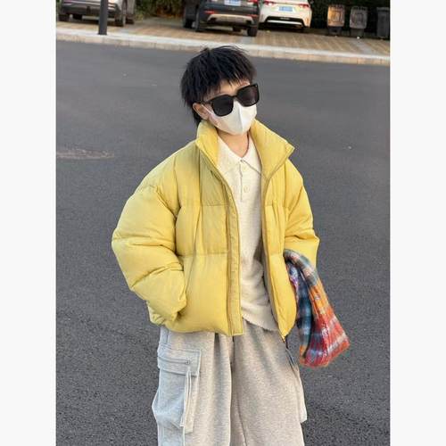 THE LUHAN【黄油面包】冬季90绒休闲亲子装中大男童羽绒服25908