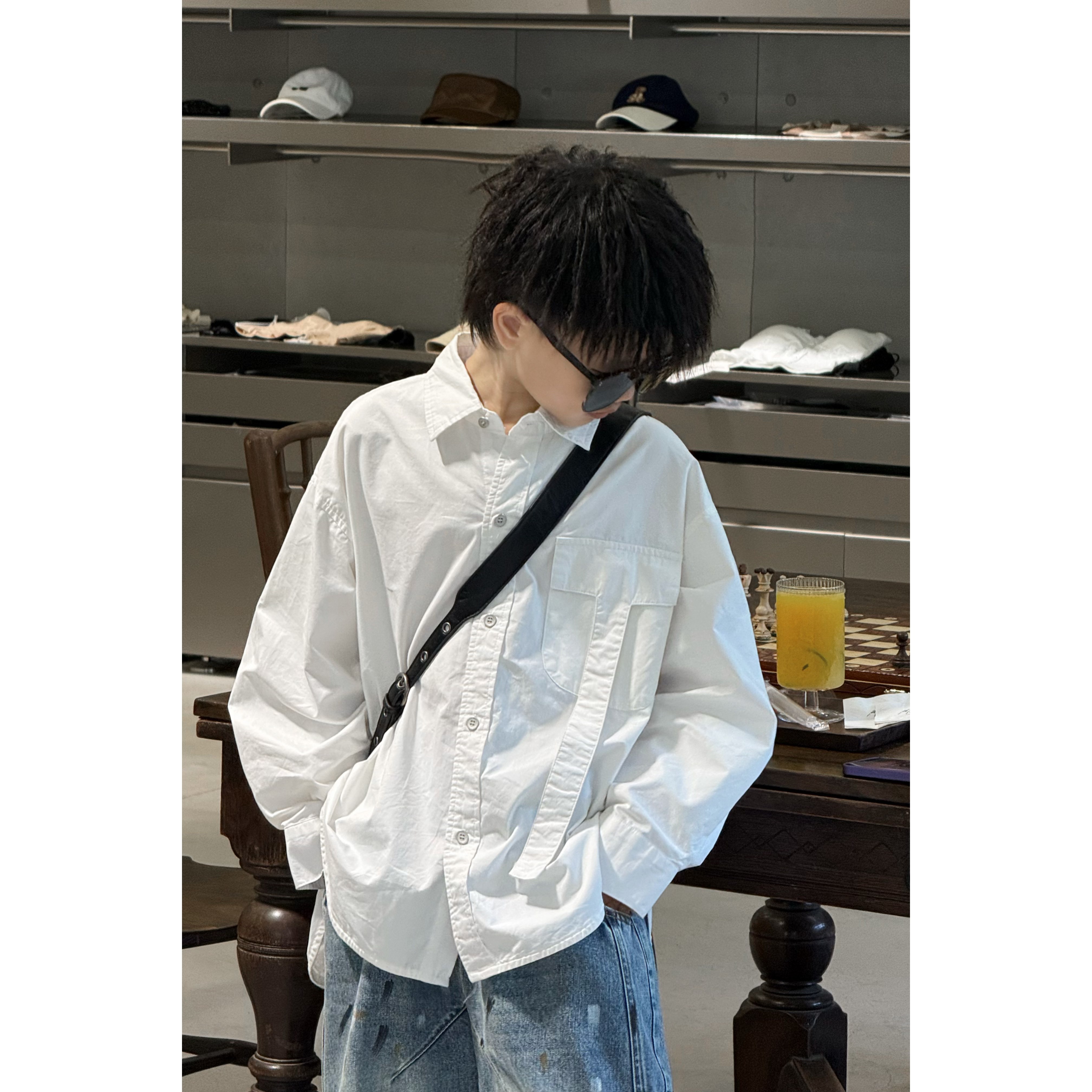 陆晗欧巴【趁热拿铁】秋季白色休闲上衣亲子装男童百搭衬衫25680,童装/婴儿装/亲子装,衬衫,淘宝优惠券,粉丝福利购,淘宝优惠卷