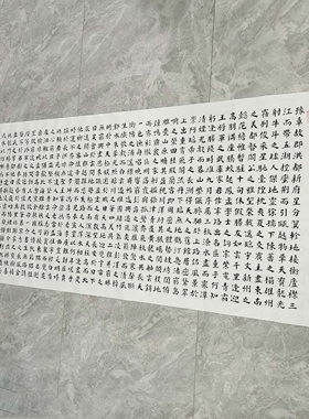滕王阁序 楷书 王忠华手写书法办公室客厅茶室大厅等装饰书法字画