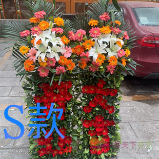 乔迁花篮开业展览平顶山送鲜花店汝州市新华区卫东区花圈鲜花速递