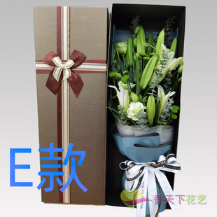 生日求婚粉百合湖北黄石花店送花铁山区阳新县大冶市同城鲜花速递