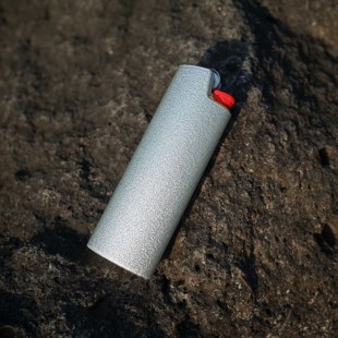 BIC比克一次性打火机套壳保护套磨砂质感防爆金属套J6专用个性礼