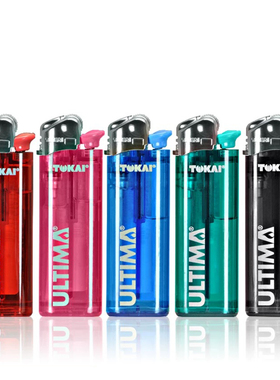 日本TOKAI东海打火机正品一次性砂轮机透明加长火石男士点火器