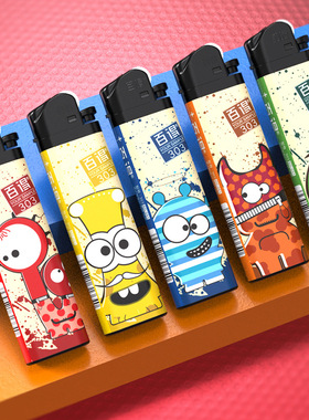 百得BAIDE 滑轮打火机火石机加厚防爆高端 打火机厂家直销