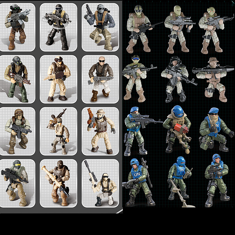 特种兵特警翔竣积木模型图片