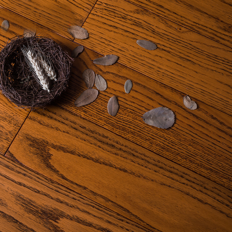 纯实木地板进口美国红橡木地板a级橡木压花浮雕家用环保地板0甲醛