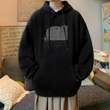 已注册/华棉秋季新卡通人物印花卫衣男大码打底衫WY6168/P50，男装卫衣，电商B316