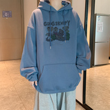 已注册/秋季高街潮流加厚卫衣男生宽松连帽外套WY9419/P45加绒P50，男装卫衣，电商B316