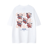 已注册/夏季可爱卡通百搭短袖T恤男宽松体恤打底衫DT1596/P25，男装T恤，电商B316
