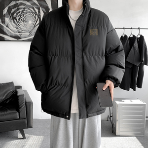 羽绒棉服冬季港风宽松情侣大码立领外套男潮保暖面包服MF9576/P90图片