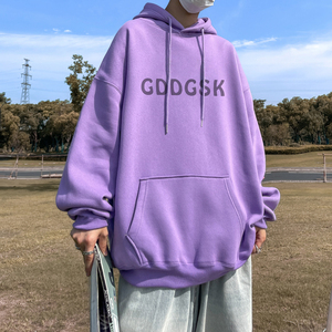 已注册/秋季日系流行加绒卫衣男宽松打底衫外套WY9154/P50加绒P55图片