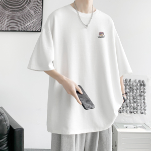 已注册/夏季小人物印花短袖T恤男生大码体恤打底衫DT1707/P25图片