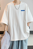 已注册/夏季新白色英文印花短袖T恤情侣体恤打底衫DT3326/P25，男装T恤，电商B316