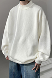 已注册/冬季新款纯色中领毛衣男青年针织衫宽松外套潮MY9501/P45，男装针织衫/毛衣，电商B316