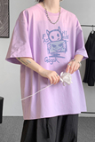 已注册/夏季紫色复古短袖T恤男大码健身体恤打底衫DT1205/P25，男装T恤，电商B316