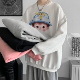 已注册/秋季港风圆领卫衣男韩版长袖T恤外套打底衫WY3038/P35，男装卫衣，电商B316