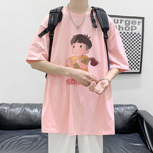 已注册/夏季印花短袖T恤男半袖体恤大码打底衫情侣DT2828/P25图片