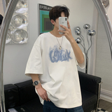 已注册/夏季新纯棉圆领印花白短袖T恤男体恤打底衫DT8031/P25，男装T恤，电商B316