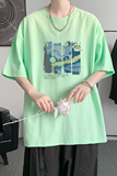 已注册/夏季健身情侣短袖T恤男宽松日系体恤打底衫DT8846/P25，男装T恤，电商B316