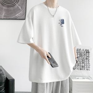 已注册/夏季海洋复古潮牌短袖T恤宽松男体恤打底衫DT1245/P25图片