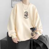 已注册/华棉秋季圆领卫衣打底衫男生情侣长袖外套大码WY9103/P35，男装卫衣，电商B316