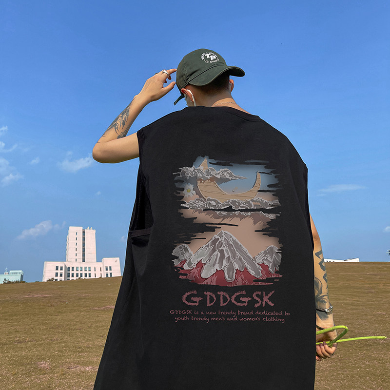 已注册/夏季流行日系男生情侣宽松背心坎肩打底衫BX6614/P25，男装背心/马甲，电商B316