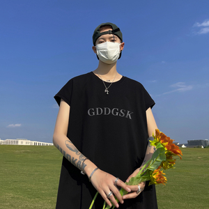 已注册/夏季白色日系大码背心男生情侣坎肩打底衫BX4119/P25