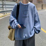 已注册/华棉秋季新宽松慵懒风卫衣男生流行打底衫WY5207/P35，男装卫衣，电商B316