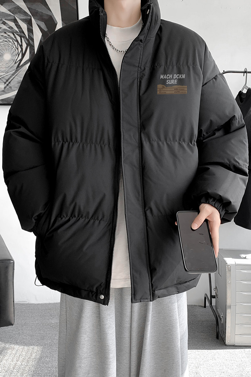 立领羽绒棉服冬季新款大码保暖外套男潮宽松加厚面包服MF9577/P90,男装棉衣,电商B316