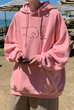已注册/华棉秋季新粉色可爱卡通男大码卫衣打底衫WY1266/P50，男装卫衣，电商B316