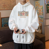 已注册/华棉秋季宽松百搭连帽卫衣男生大码休闲打底衫WY9229/P50，男装卫衣，电商B316
