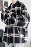 2025秋季新款翻领棒球服男港风ins情侣夹克大码外套潮JK4300/P135，男装夹克，电商B316