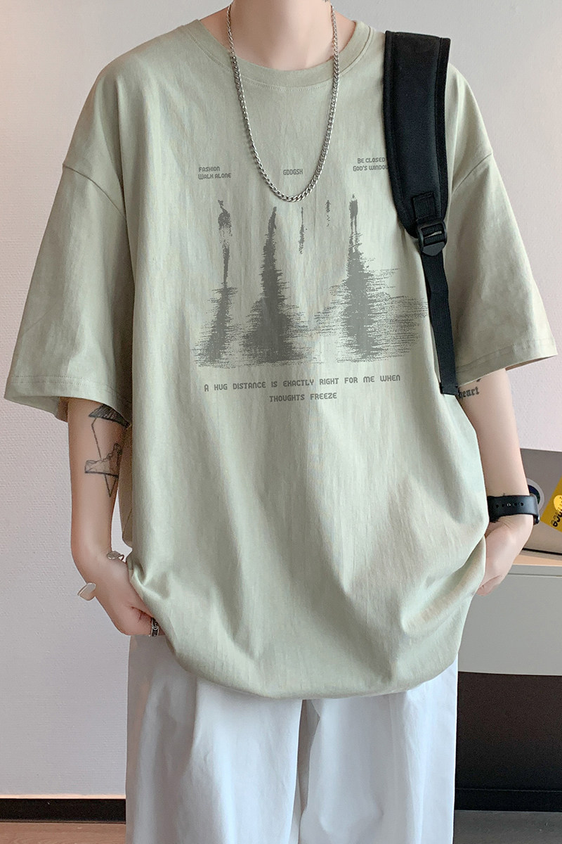 已注册/夏季舒适学院风短袖T恤宽松男生体恤打底衫DT8007/P25,男装T恤,电商B316