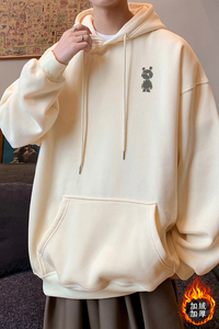 已注册/秋季港风宽松连帽卫衣男潮休闲百搭外套WY9525/P45加绒P50图片