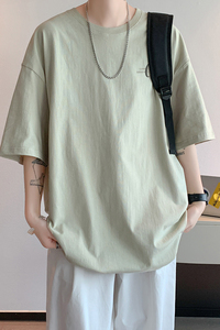 已注册/夏季宽松版纯棉短袖T恤男生半袖体恤打底衫DT5880/P25图片
