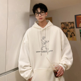 已注册/秋季新雾霾蓝港风大码连帽卫衣男运动外套WY5110/P50，男装卫衣，电商B316