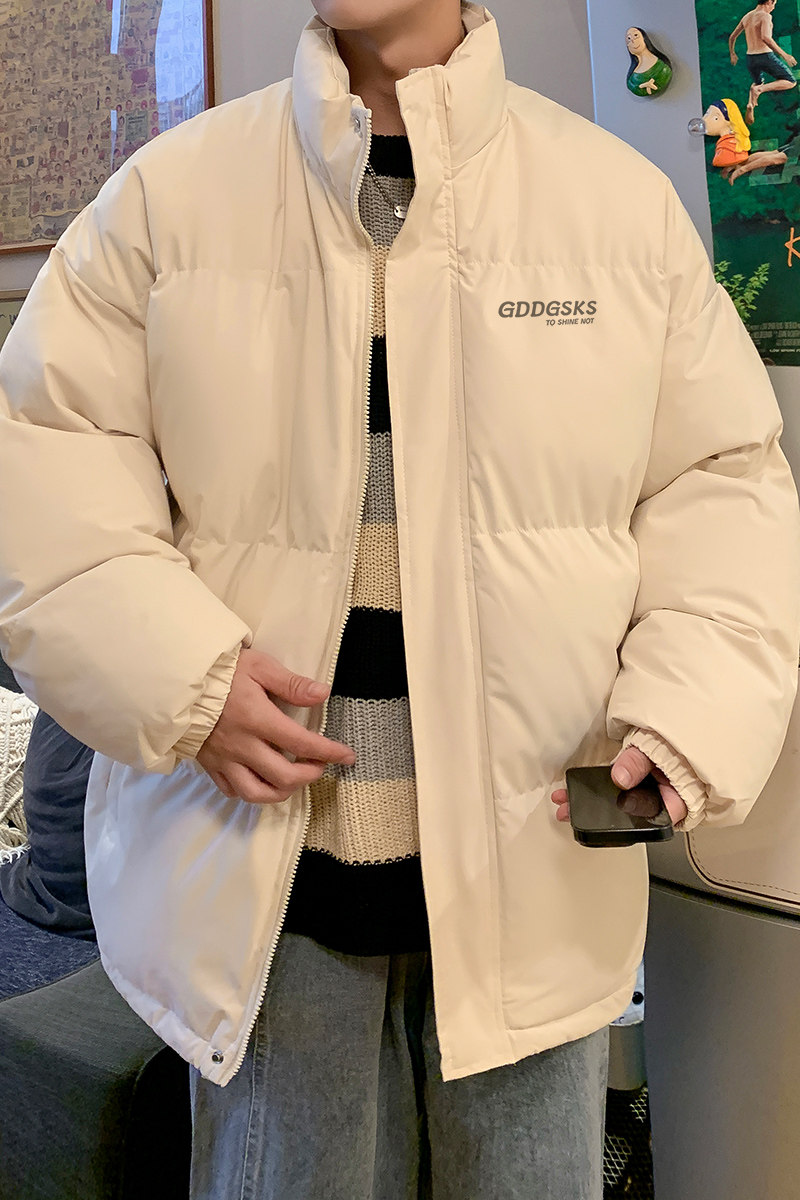 冬季潮流高街面包服男潮大码保暖棉衣情侣立领加厚外套MY1169/P90,男装棉衣,电商B316