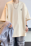 已注册/夏季纯棉美式印花短袖T恤男宽松体恤打底衫DT5880/P25，男装T恤，电商B316