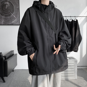 秋冬季法式潮牌冲锋衣男生情侣工装大码夹克外套 JK1763/P100图片