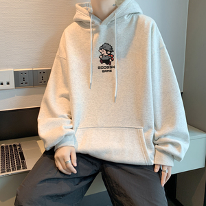 已注册/华棉秋季卫衣男学生卫衣印花上衣潮流风打底衫 WY9136/P50图片