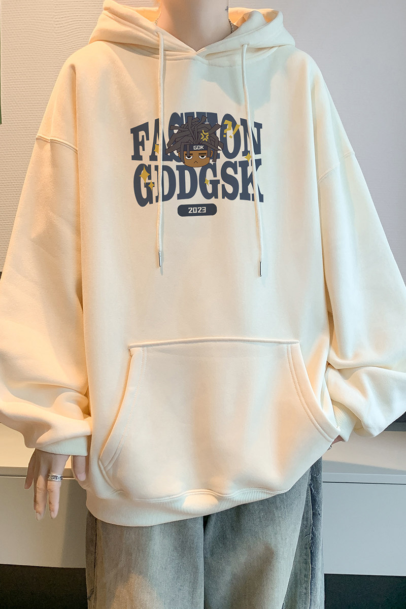 已注册/秋季日系潮流加绒卫衣男宽松打底衫外套WY9152/P50加绒P55,男装卫衣,电商B316
