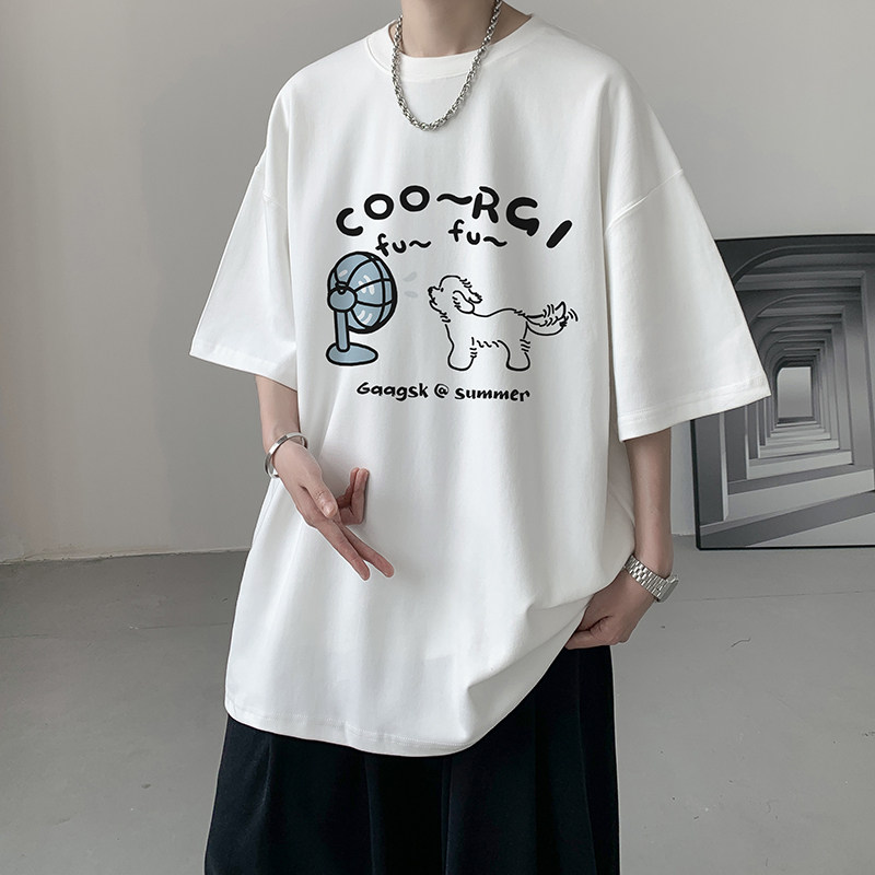 已注册/夏季卡通外穿流行短袖T恤大码男体恤打底衫DT5203/P25图片