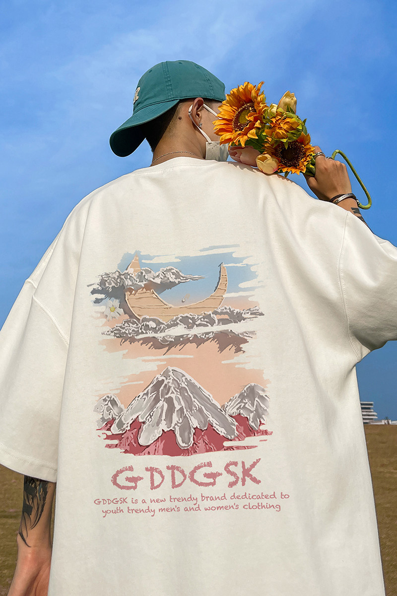 已注册/夏季休闲通勤纯棉短袖T恤男宽松体恤打底衫DT5955/P25,男装T恤,电商B316