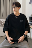 已注册/夏季情侣日系印花短袖T恤男宽松体恤打底衫DT6993/P25，男装T恤，电商B316
