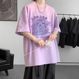 已注册/夏季运动风美式短袖T恤潮男宽松体恤打底衫DT4019/P25，男装T恤，电商B316