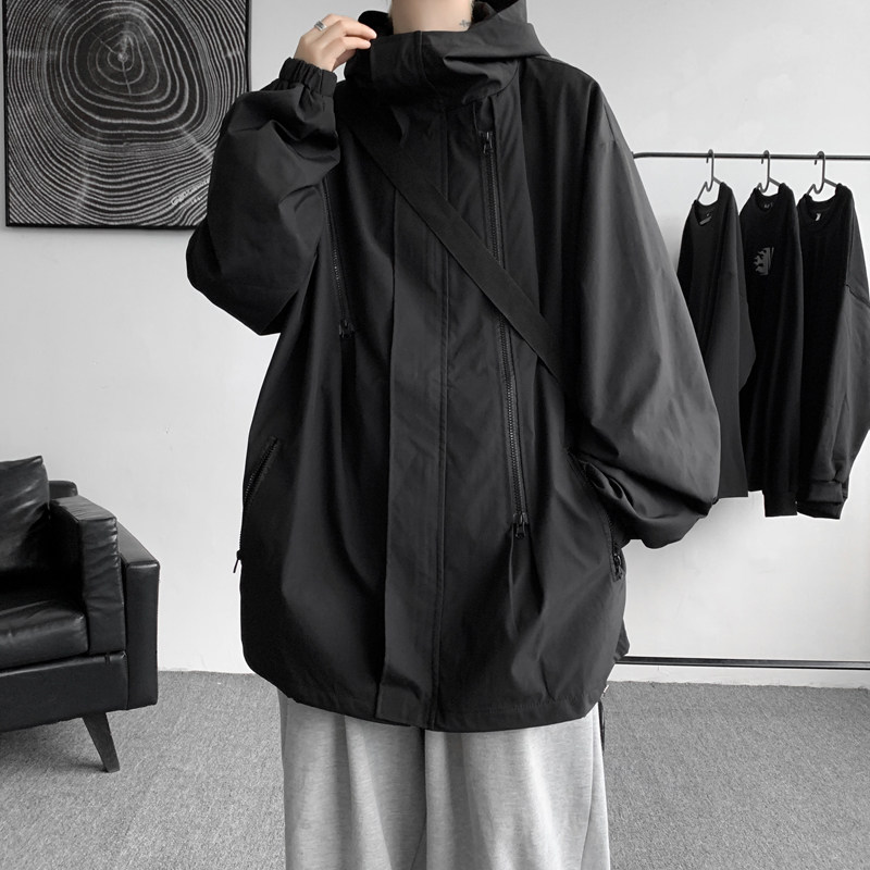 秋冬季防水棉服潮牌情侣款冲锋衣男宽松夹克外套JK2865/P100,男装夹克,电商B316