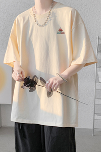 已注册/夏季休闲内搭短袖T恤男运动大码体恤打底衫DT4720/P25图片