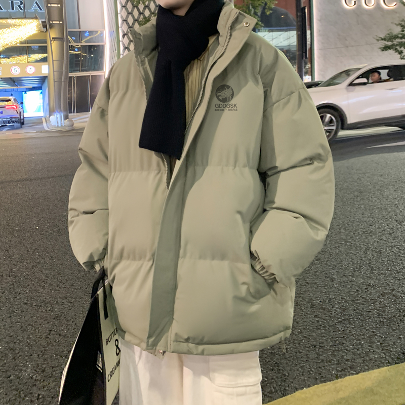冬季ins韩版立领面包服男潮保暖休闲棉衣宽松百搭外套MF9543/P90，男装棉衣，电商B316