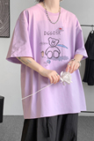 已注册/夏季可爱风短袖T恤男生运动大码体恤打底衫DT5722/P25，男装T恤，电商B316