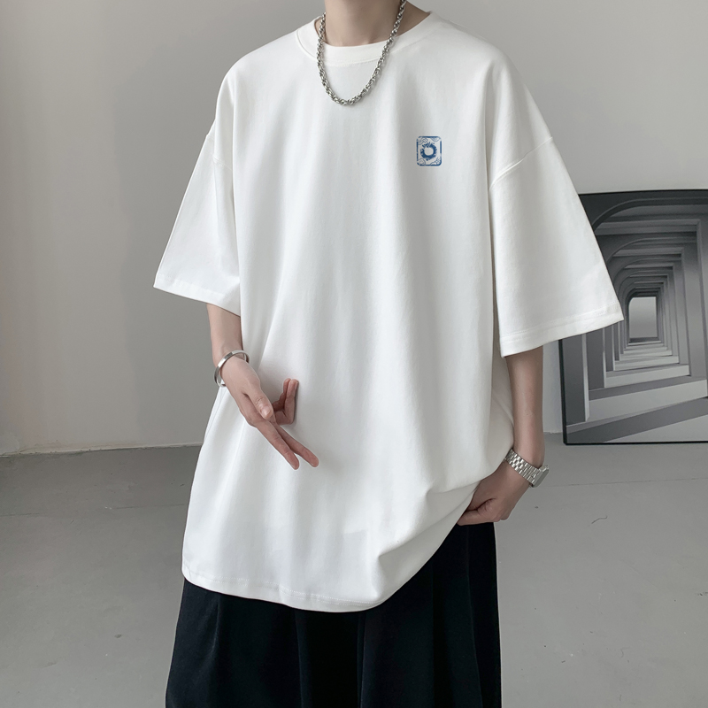 已注册/夏季爆款大码纯棉青少年短袖T恤男生体恤打底衫DT6151/P25